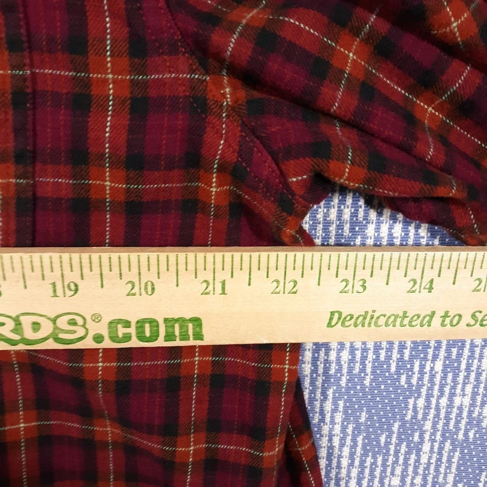 The North Face Arroyo Flannel Shirt Mens XL Plaid Outdoor Hiking Brown Purple